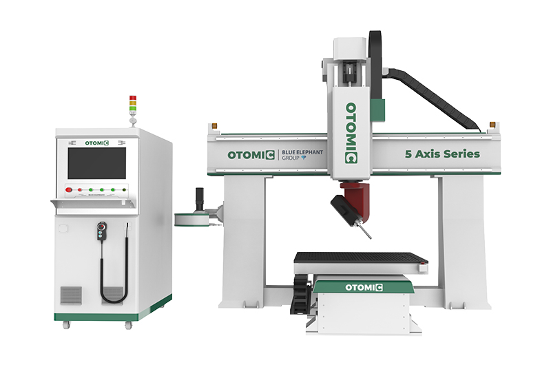 Single Table 5 Axis CNC Machining Center for 3D Woodworking