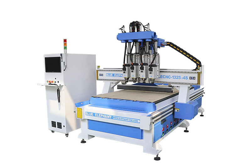 Affordable 1325 Multi Head Wood CNC Router with 4 Spindles for Sale