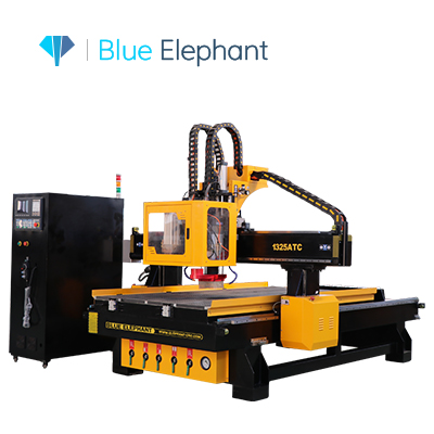 1325 4x8ft ATC CNC Automatic Woodworking Machine with Drilling Head