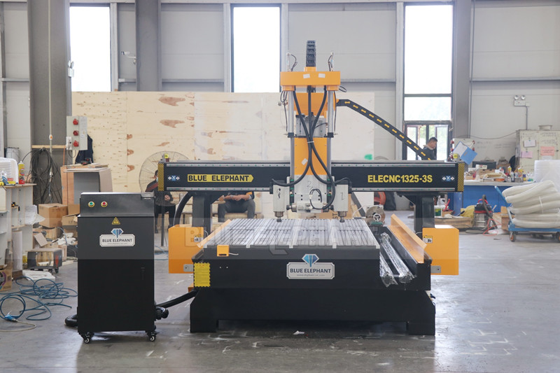 1325 Three Spindle Woodworking CNC Router with Rotary Device will be Sent to Canada