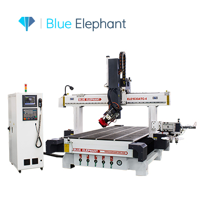 Hot Selling 1530 4 Axis ATC CNC Router Machine 5x10 Table for Cabinet Making
