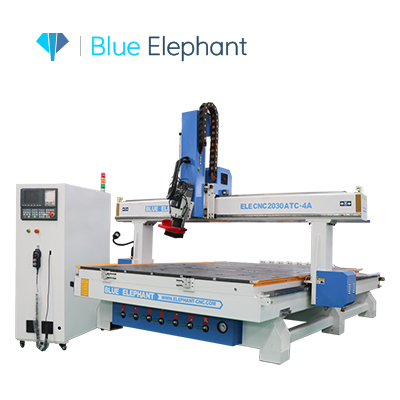 Customized 2030 4-Axis ATC CNC Wood Cutting Machine for Pillars