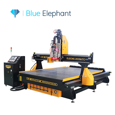 Large 2030 Linear ATC CNC Router Machine with EOT-3 Oscillating Knife for Sale