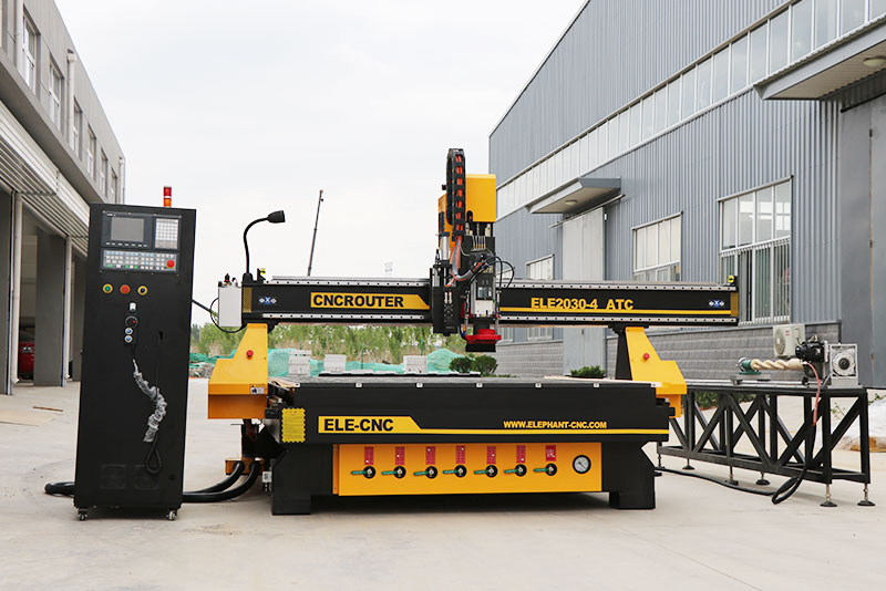 Custom 2030 Digital Wood Cutting Machine 4 Axis ATC CNC Router with Rotary Device