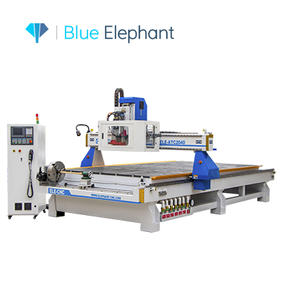 Automated 2040 ATC CNC Router Machine with Rotary Device for Sale