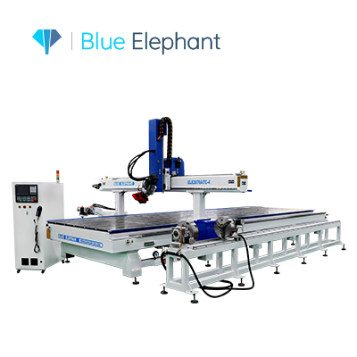 Industrial 2070 Carousel  4 Axis ATC CNC Router Machine with Rotary Device