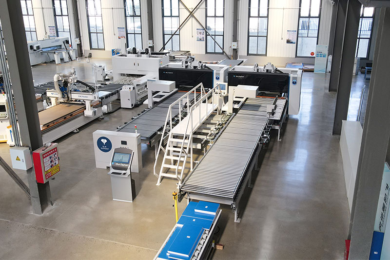 Industrial Six-sided Drilling Double Machine Connection with Dual Drilling Units