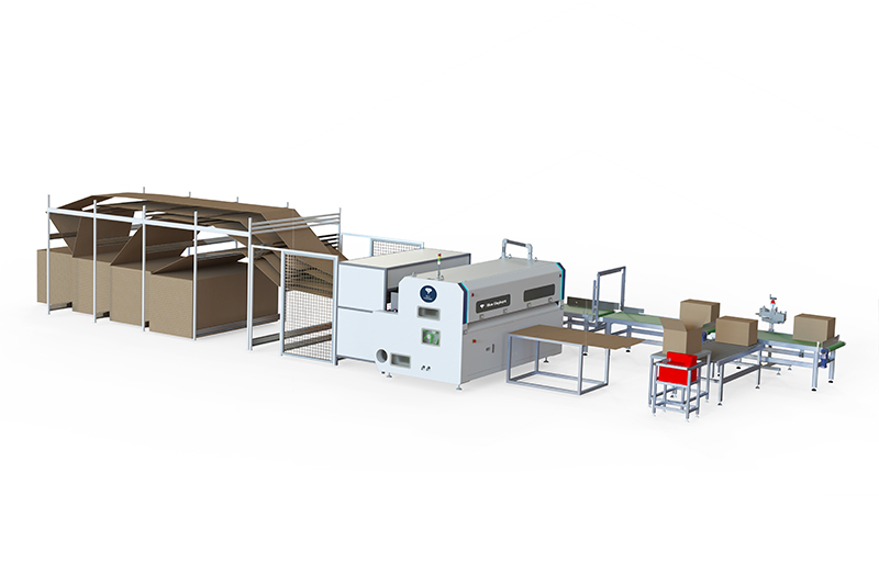 AB2500F Custom Corrugated Cardboard Box Making Machine
