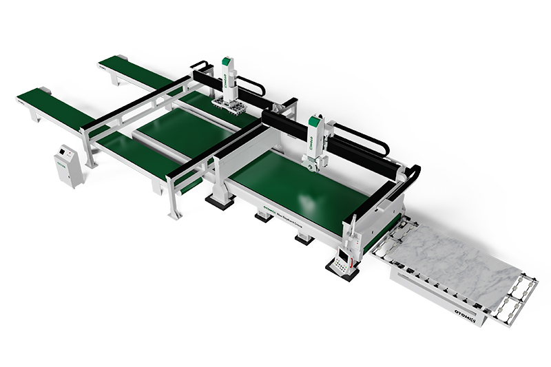 Automatic 5 Axis CNC Bridge Saw Machine Quartz Slab Production Line for Stone Cutting and Polishing