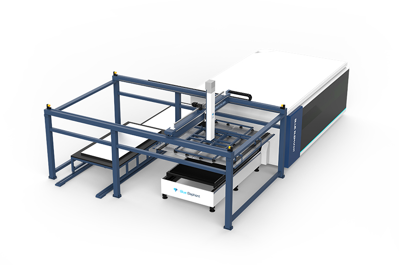 Aluminum Laser Cutting Machine Sheet Metal Laser Cutter for Sale with Automatic Loading and Unloading System