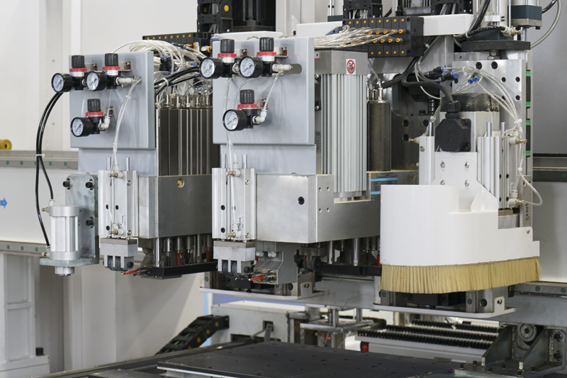 Double Head Six-sided CNC Drilling Machine with Return Table for Sale