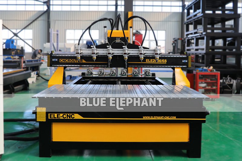 Customized 2036 Multi Head CNC Wood Carving Machine with 6 Spindle