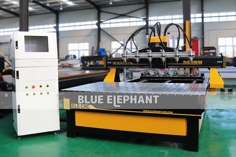 Customized 2036 Multi Head CNC Wood Carving Machine with 6 Spindle