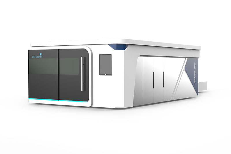 Fully Enclosure 3000W Sheet Metal Laser Cutting Machine with Exchange Table