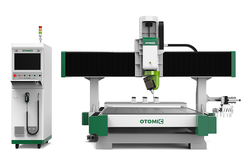 EW3 5 Axis CNC Machining Center with Moving Column Gantry for Wood & Foam