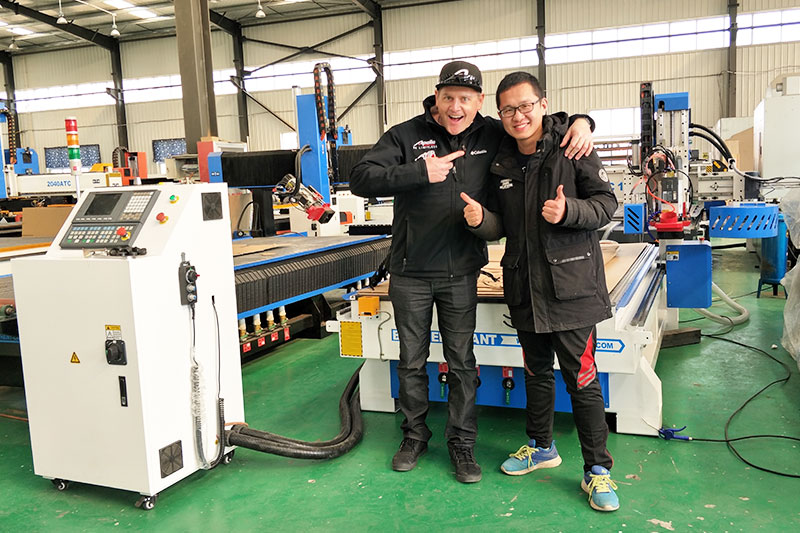 New Arrival Customer from US! 1325 ATC CNC Wood Carving Machine