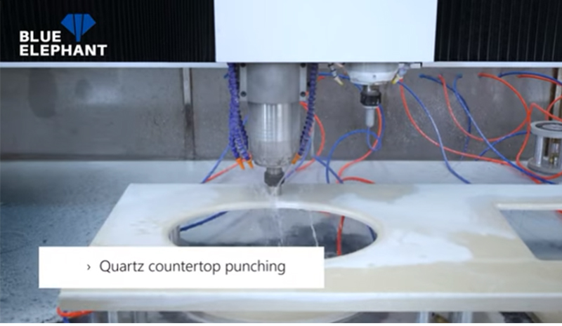 Quartz Countertop Punching