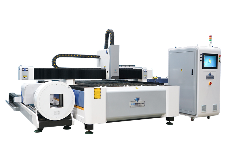 Dual Purpose Sheet and Tube Laser Cutting Machine Fiber Laser Cutter for Steel, Aluminum, Titanium, Copper